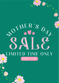 Mom's Flower Wreath Sale Flyer Image Preview