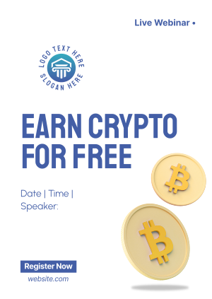 Earn Crypto Live Webinar Poster Image Preview