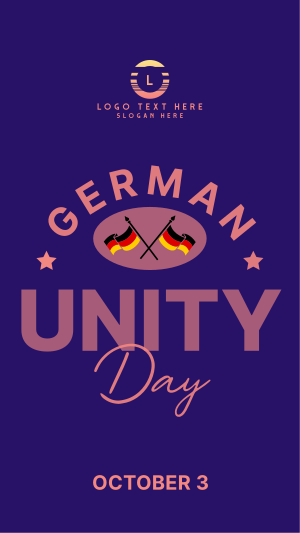 It's German Unity Day Instagram story Image Preview