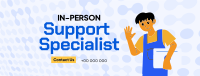 Tech Support Specialist Facebook Cover Design