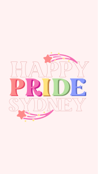 Happy Pride Text Instagram story Image Preview
