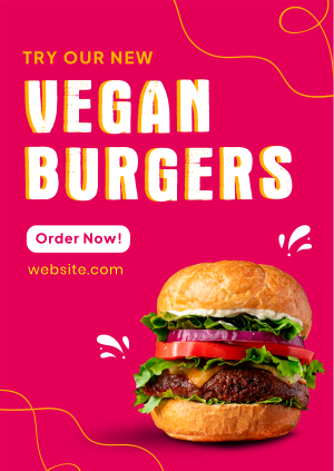 Vegan Burger Buns  Poster Image Preview