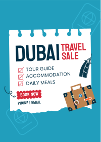 Dubai Travel Destination Flyer Design