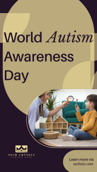 Learn Autism Advocacy Facebook Story Design