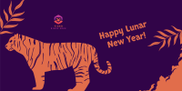 Lunar Tiger Greeting Twitter Post Image Preview