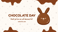 Chocolate Bunny Facebook Event Cover Design