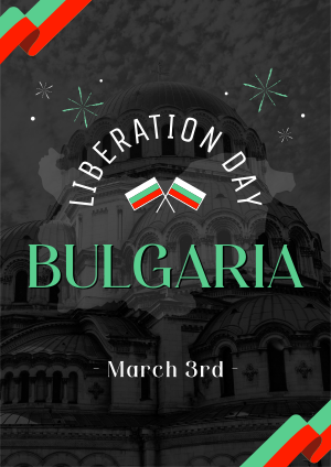 Bulgaria Liberation Day Flyer Image Preview