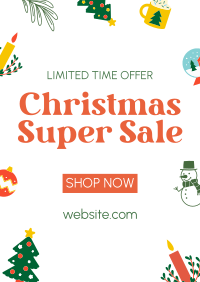Quirky Christmas Sale Poster Image Preview