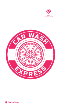 Express Carwash Facebook Story Design