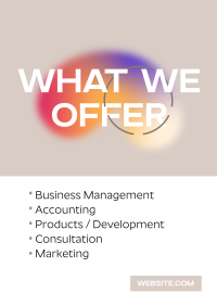 Ombre Business Services Flyer Image Preview