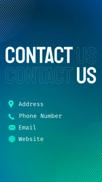 Smooth Corporate Contact Us Instagram story Image Preview