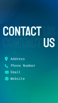 Smooth Corporate Contact Us Instagram Story Design