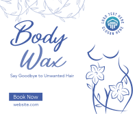 Body Waxing Service Facebook Post Design