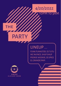 Party Event Poster Design