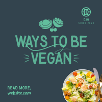 Vegan Food Adventure Instagram post Image Preview