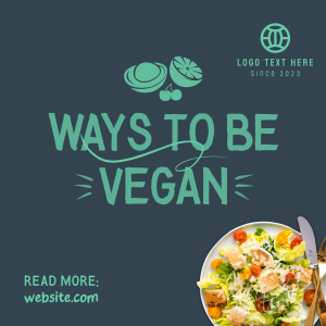 Vegan Food Adventure Instagram post Image Preview