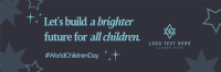 Starry Children's Day Twitter Header Design