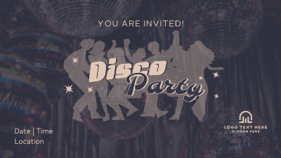 Disco Fever Party Facebook event cover Image Preview