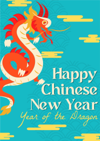 Chinese New Year Dragon Flyer Image Preview