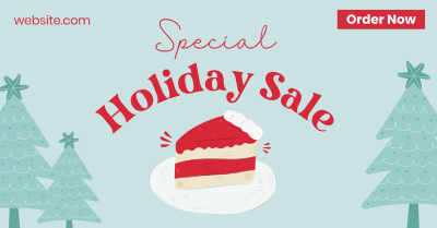 Special Holiday Cake Sale Facebook ad Image Preview