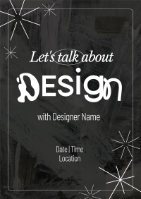 Minimalist Design Seminar Poster Image Preview
