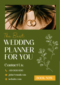 Boho Wedding Planner Poster Design