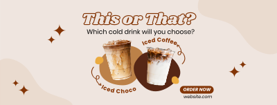 Choose Your Drink Facebook cover Image Preview