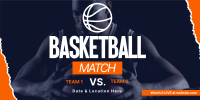 Upcoming Basketball Match Twitter post Image Preview