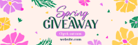 Spring Giveaway Flowers Twitter header (cover) Image Preview