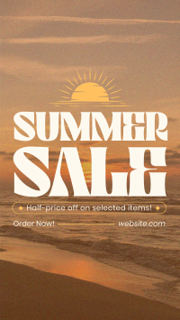 Sunny Summer Sale Facebook story Image Preview