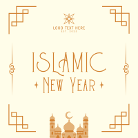Bless Islamic New Year Instagram Post Design