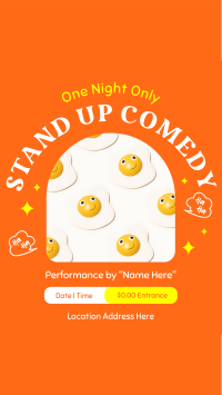 One Night Comedy Show Instagram Story Design