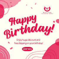 Lucky Birthday Instagram Post Design