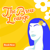 The Brow Lounge Instagram Post Design