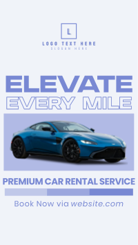 Premium Car Rental YouTube short Image Preview