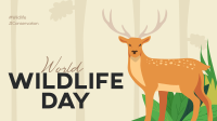 Deer in the Forest Facebook Event Cover Design