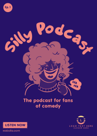 Our Funny Podcast Poster Design