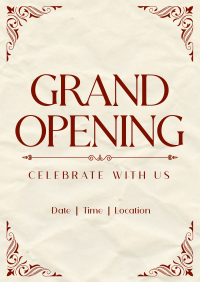 Grand Opening Celebrate Poster Image Preview