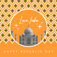 Love India Instagram Post Design