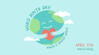 Health Day Earth Facebook Event Cover Design