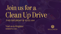 Clean Up Drive Facebook event cover Image Preview