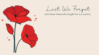 Lest We Forget Zoom background Image Preview