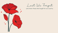 Lest We Forget Zoom Background Image Preview