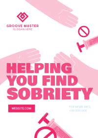 Find Sobriety Flyer Design