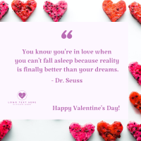 Valentines Quote Instagram Post Design