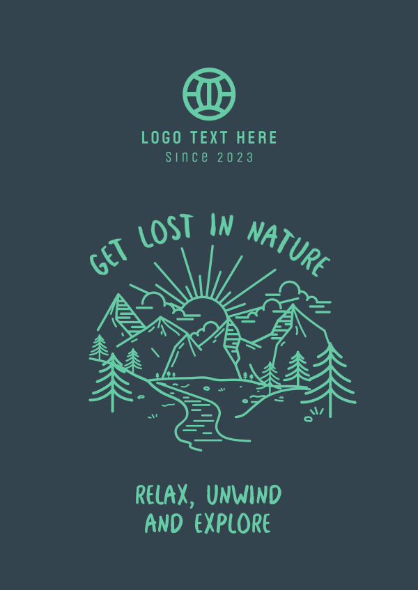 Lost In Nature Poster Design Image Preview