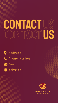 Smooth Corporate Contact Us YouTube Short Image Preview