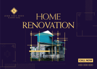 Home Renovation Postcard Image Preview