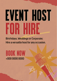 Host for Hire Poster Preview