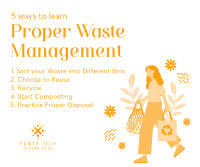 Proper Waste Management Facebook post Image Preview